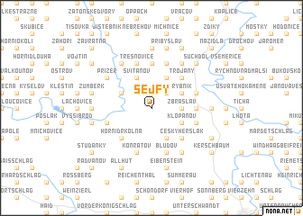 map of Sejfy