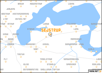 map of Sejstrup