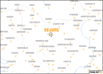 map of Sejung