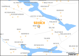 map of Sekach