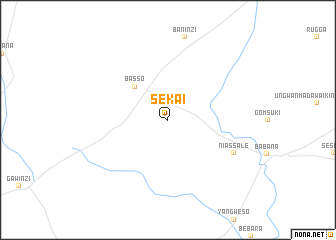 map of Sékai