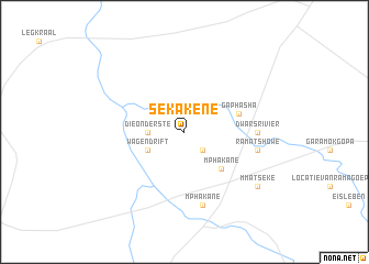 map of Sekakene