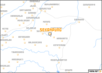 map of Sekampung