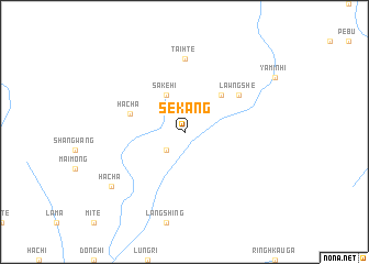 map of Sekang