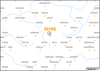 map of Se-kao