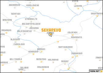 map of Sekarëvo