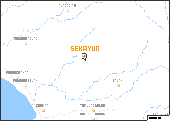 map of Sekayun