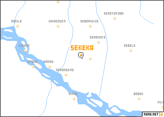 map of Sekeka