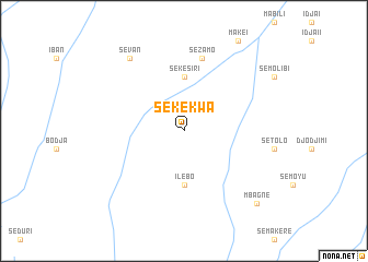 map of Sekekwa