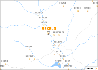 map of Sekela