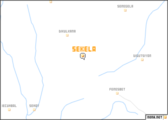 map of Sekʼela