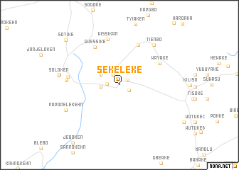 map of Sekeleke