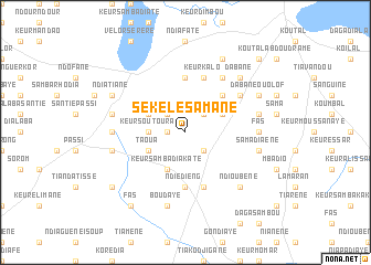 map of Sekélé Samane