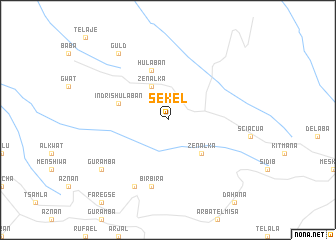 map of Sekʼel