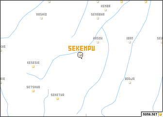 map of Sekempu