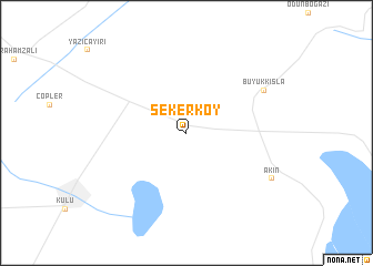 map of Şekerköy