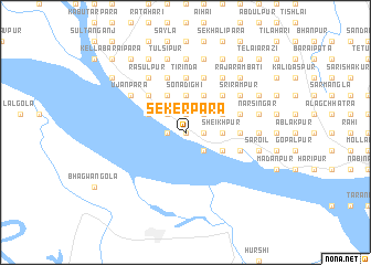 map of Sekerpāra