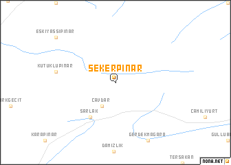 map of Şekerpınar