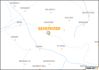 map of Şekerpınar