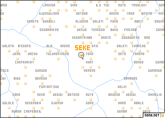 map of Sekʼe