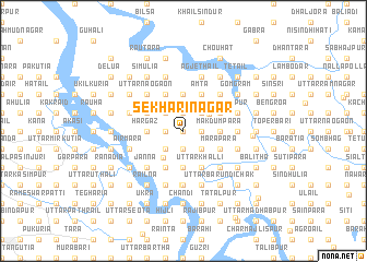 map of Sekharinagar