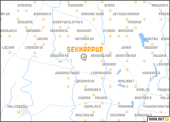 map of Sekharpur