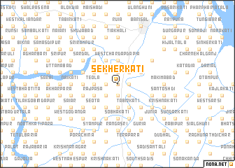 map of Sekherkāti