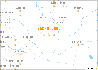 map of Sekhutlong