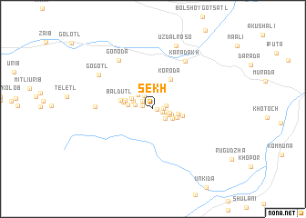 map of Sekh