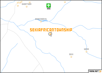 map of Seki African Township