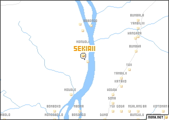 map of Sékia II