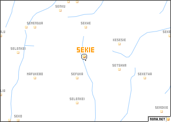 map of Sekie