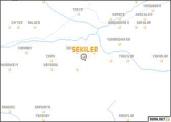 map of Sekiler