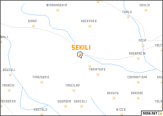 map of Sekili