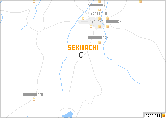 map of Sekimachi