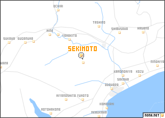 map of Sekimoto