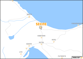 map of Sekine