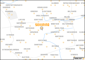 map of Sekirino