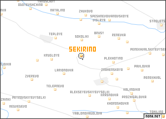 map of Sekirino