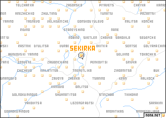 map of Sekirka