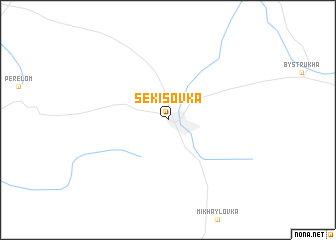 map of Sekisovka