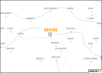 map of Sekisu