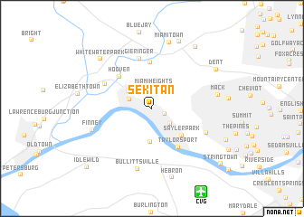 map of Sekitan