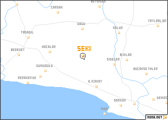 map of Seki