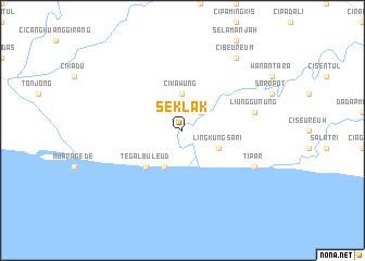 map of Seklak