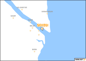 map of Sekodi