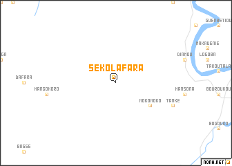 map of Sékolafara