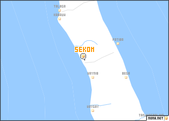 map of Sekom