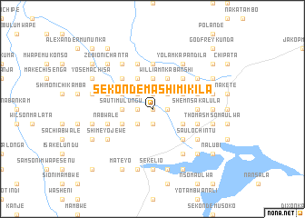 map of Sekonde Mashimikila