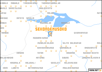 map of Sekonde Musoko